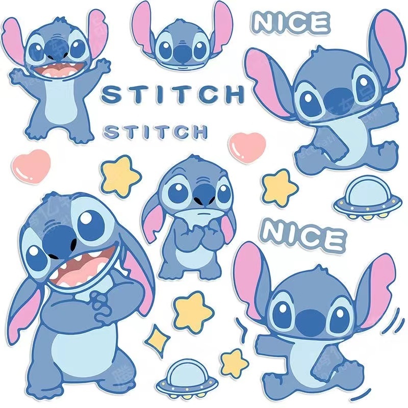 Stitch stickers Waterproof stickers Decorative stickers diy mobile ...