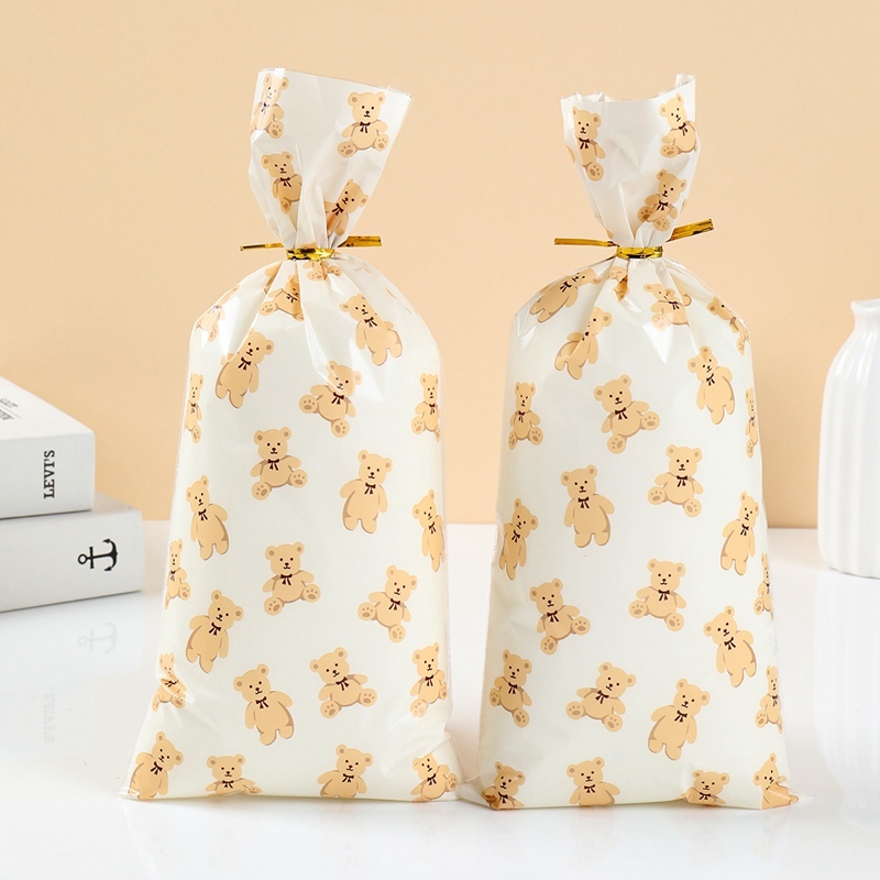 50pcs Teddy Bear Candy Bags Cute Bear Loot Bags for Birthday Gift ...