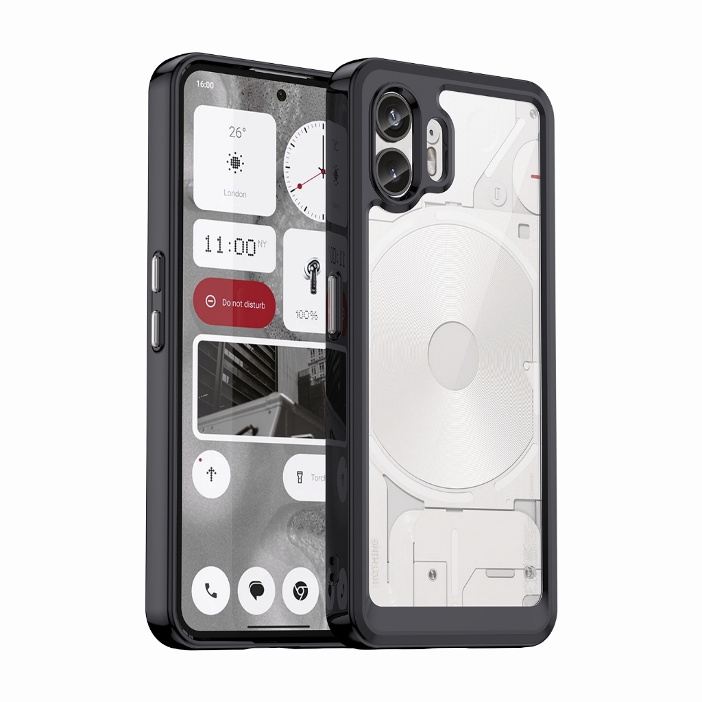 for Nothing Phone 1 2 2A Case acrylic transparent Anti-Scratch ...