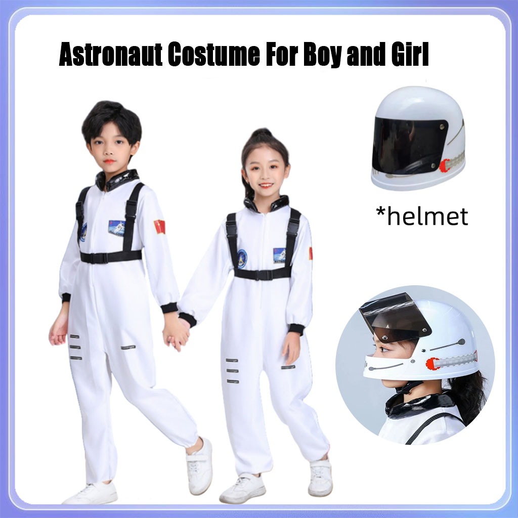 Astronaut Costume For Kids Boys Girl Spaceman Jumpsuit Halloween ...