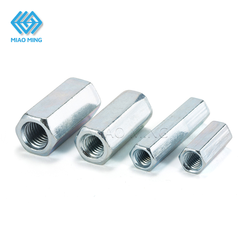 M6 M8 M10 M12 M14 Galvanized Hex Coupling Nut Long Nut Thread Rod Joint ...
