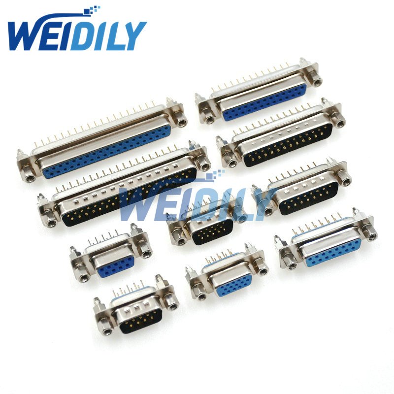 2PCS Connector Socket DB9 DB15 DB25 DB37 RS232 Harpoon Male Female With ...