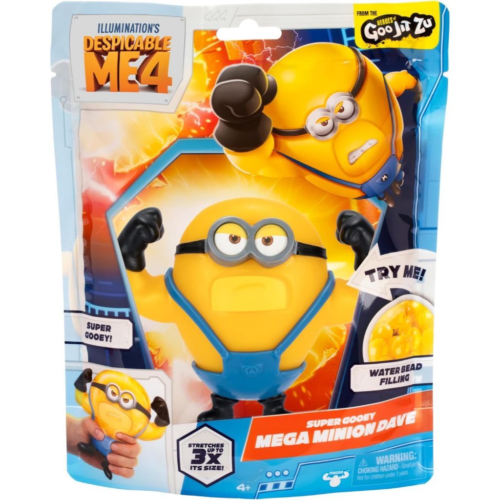 Minions Despicable ME 4 Super Squishy Mega Dave | Heroes of Goo JIT Zu ...