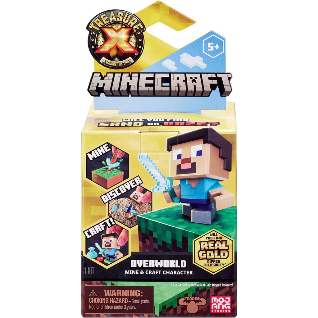 TREASURE X Minecraft Overworld Mine and Craft collectable Characters ...