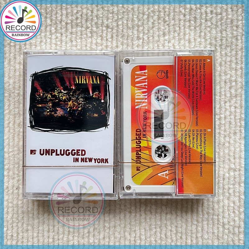 Nirvana Unplugged In New York Original Cassette Tape Brand New [Sealed ...