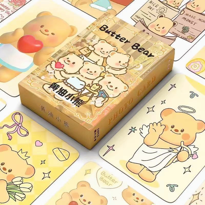 Winnie the Pooh laser photo card 50 cartoon animation peripheral DIY ...