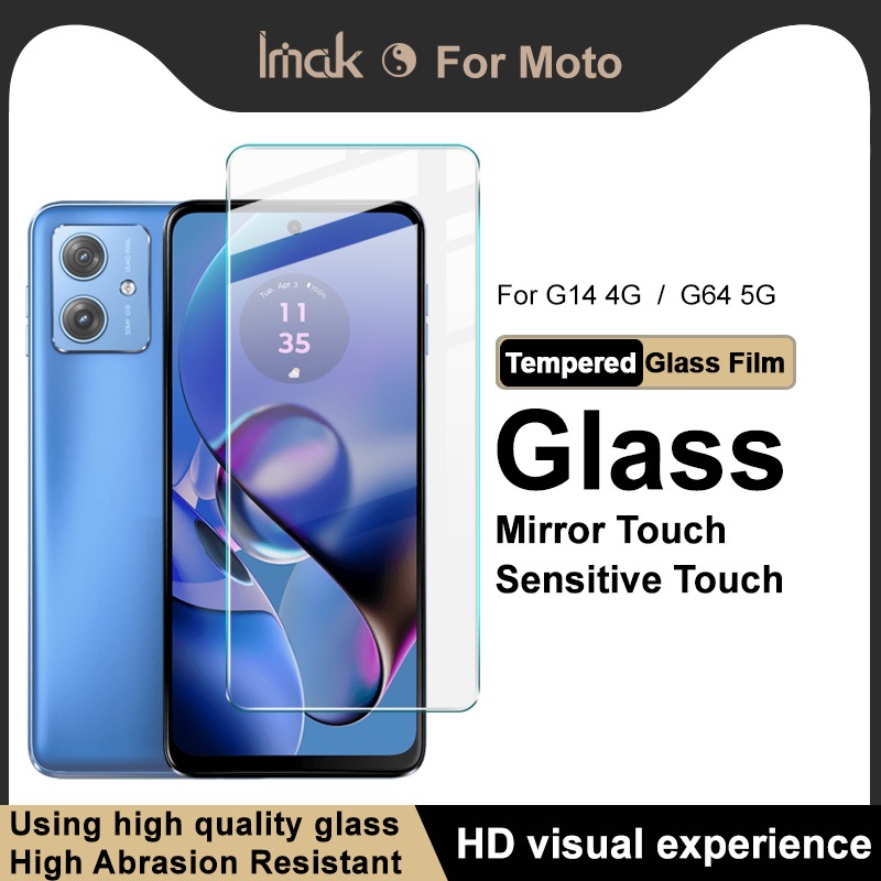 Rear Camera Lens Protection Glass For Motorola Moto G14 - 9H Tempered Glass, Ultra Slim, Clear