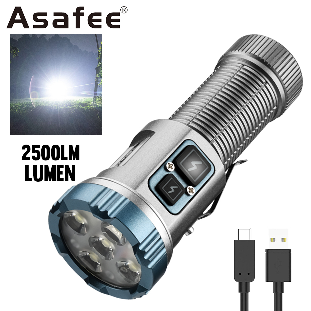 Asafee F555 EDC Portable Ultra Bright Mini Torch 5*P35 LED outdoor ...