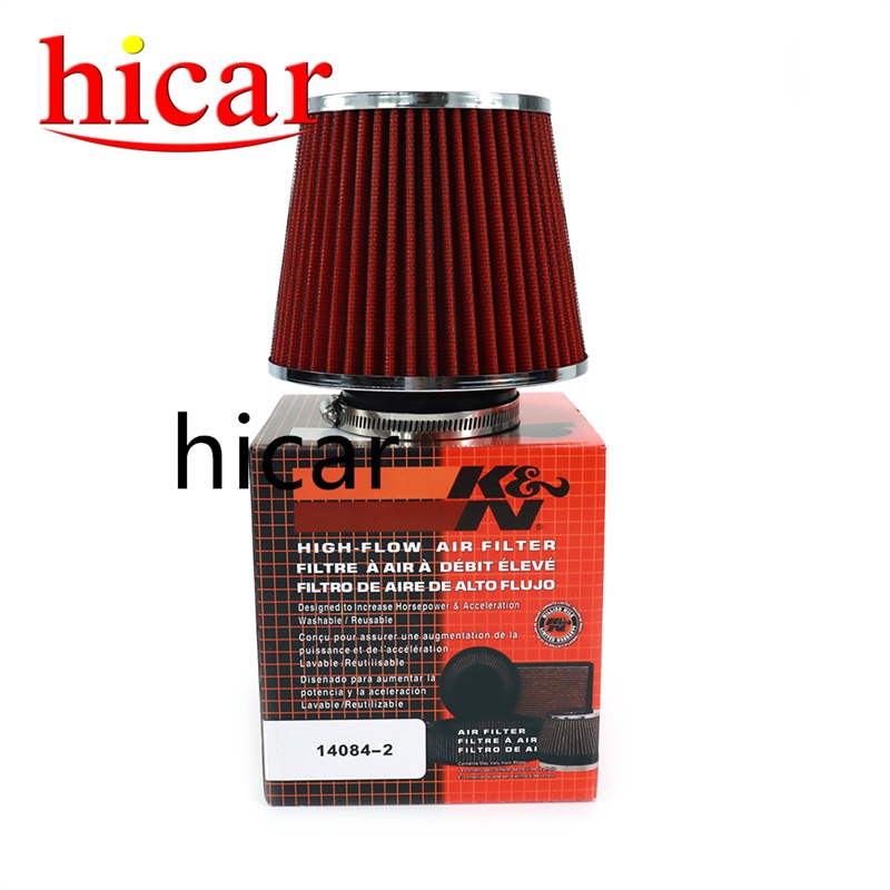 KN K&N Car High Flow Cold Air Intake Filter System Mushroom Universal ...