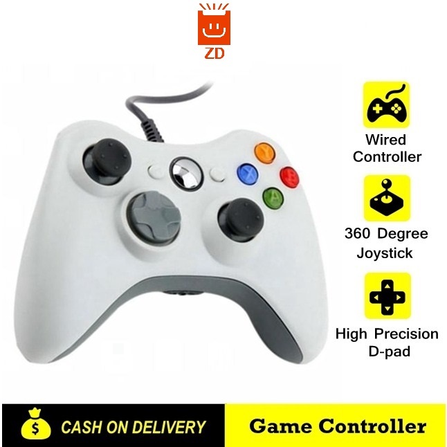 Xbox 360 Wired Gampad Controller For Xbox 360 & Pc | Shopee Philippines