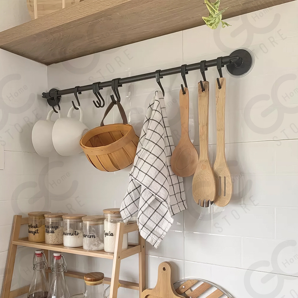 Kitchen Hanging Rack Sudu Gantung Dapur Hanger Rak Dapur Kitchen ...