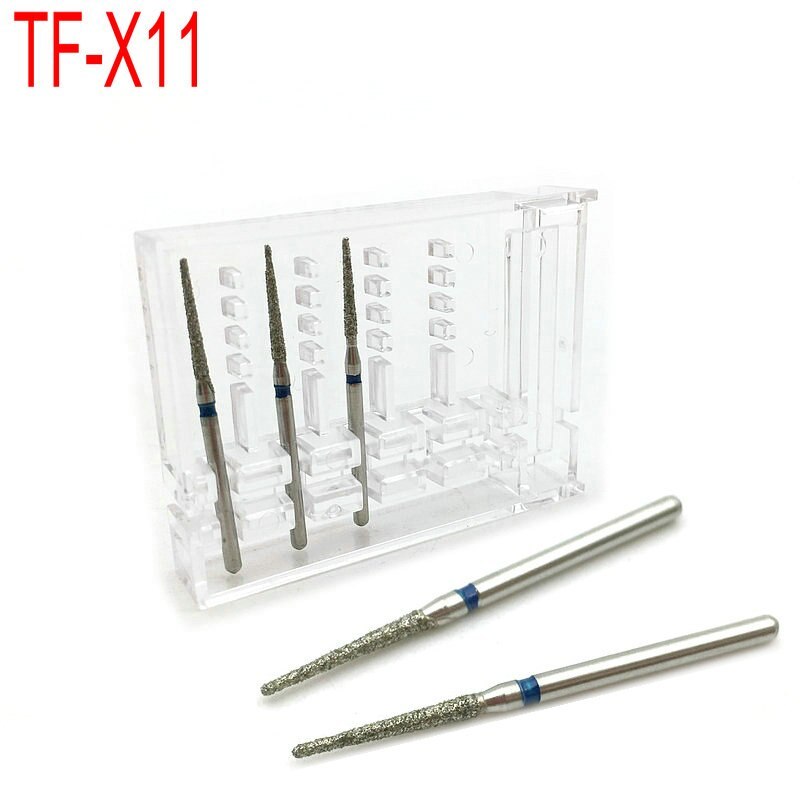 5pcs Type TF-X11 Power Tool Drill Bits High Speed Diamond Burs FG ...