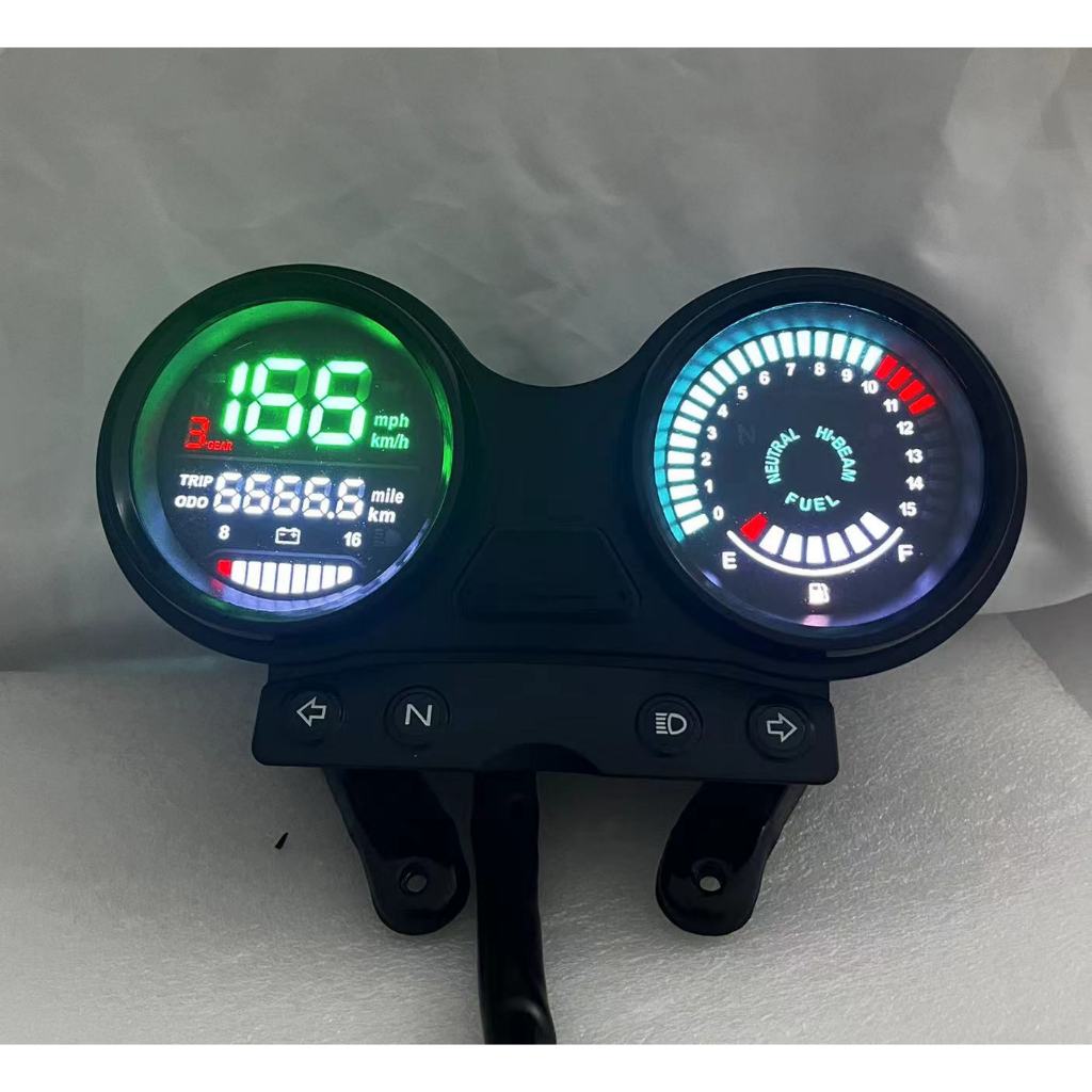 For YAMAHA RXZ Catalyzer Catal 5pv YBR125 YBR 125 Digital Meter ...