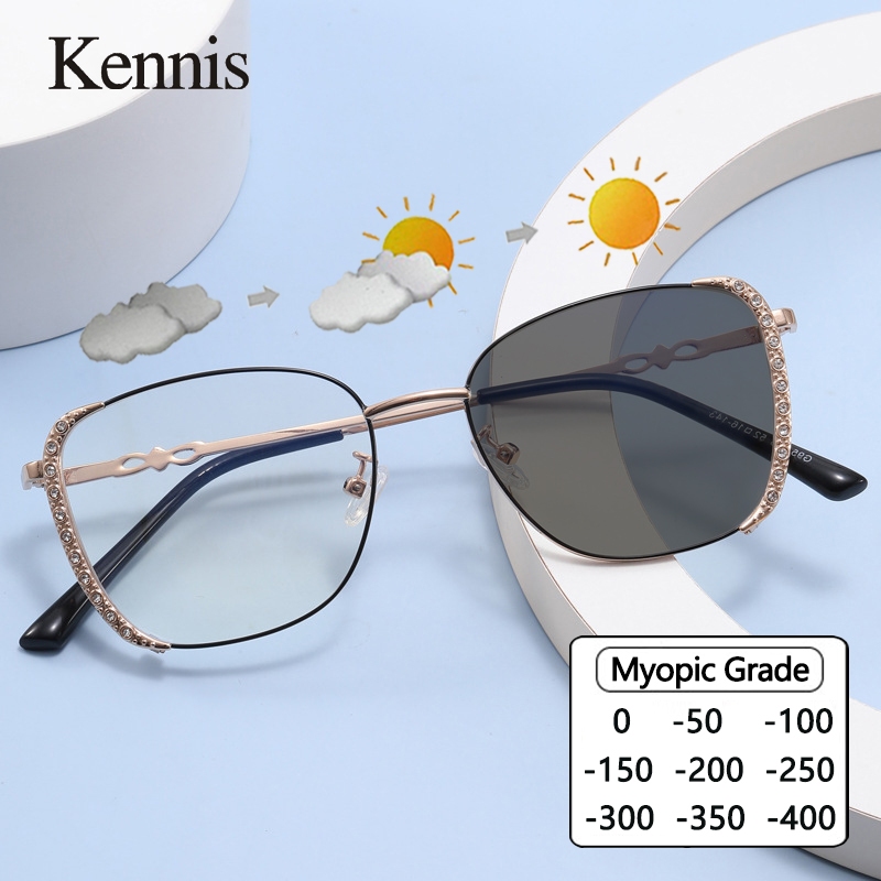 Photochromic Grade Glasses For Women Men With Graded Transition Grey