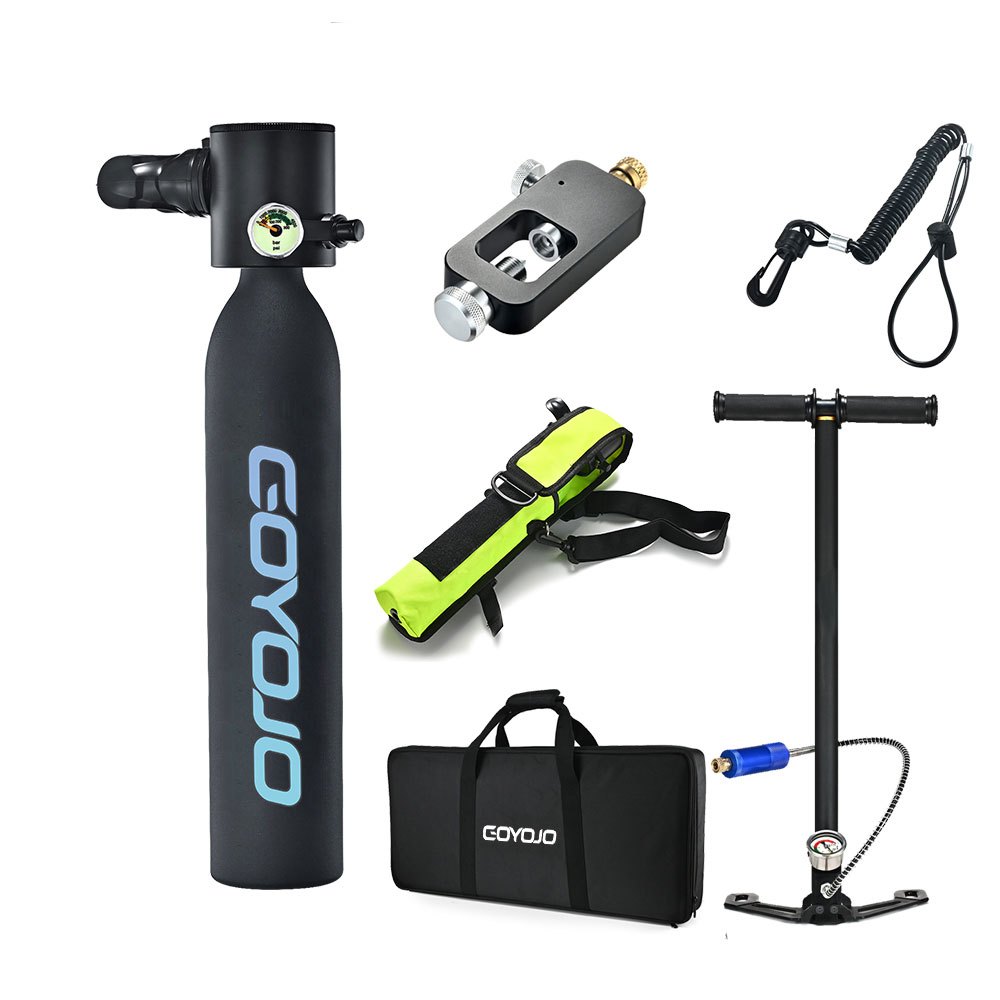 D Set 0.5L Mini Scuba Tank Dive Diving Equipment Underwater Breath ...