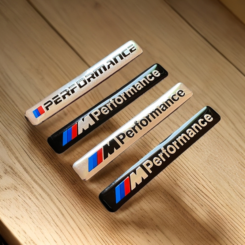 3D Aluminum Alloy BMW Logo suitable for BMW car sticker M performance ...