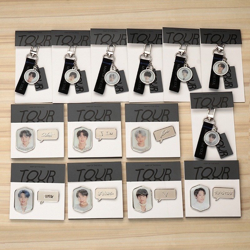 K-POP BTS Bangtan Boys MOTS Album Key Chain and Badget | Shopee Philippines