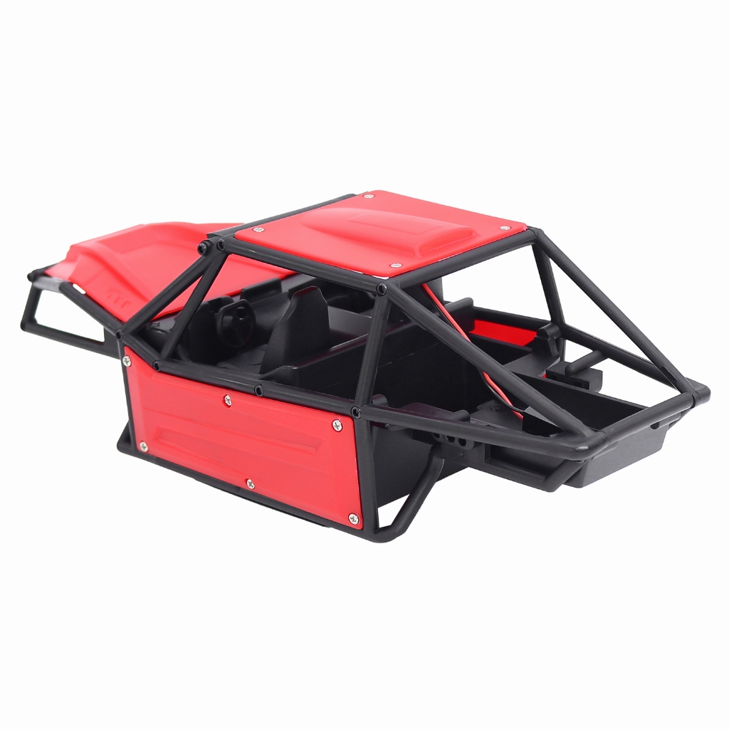 TRX4M Rock Tarantula Nylon Buggy Body Shell Chassis Kit With Roof LED ...