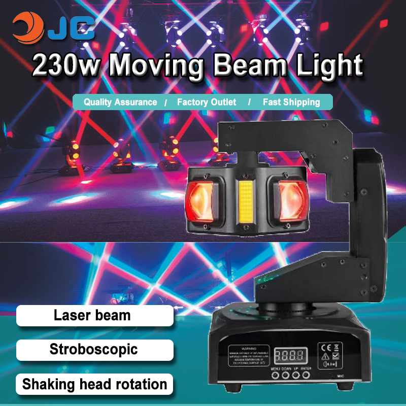 JC 230W Hot Wheel Laser LED Strobe Shaking Beam Light Mini Alien ...