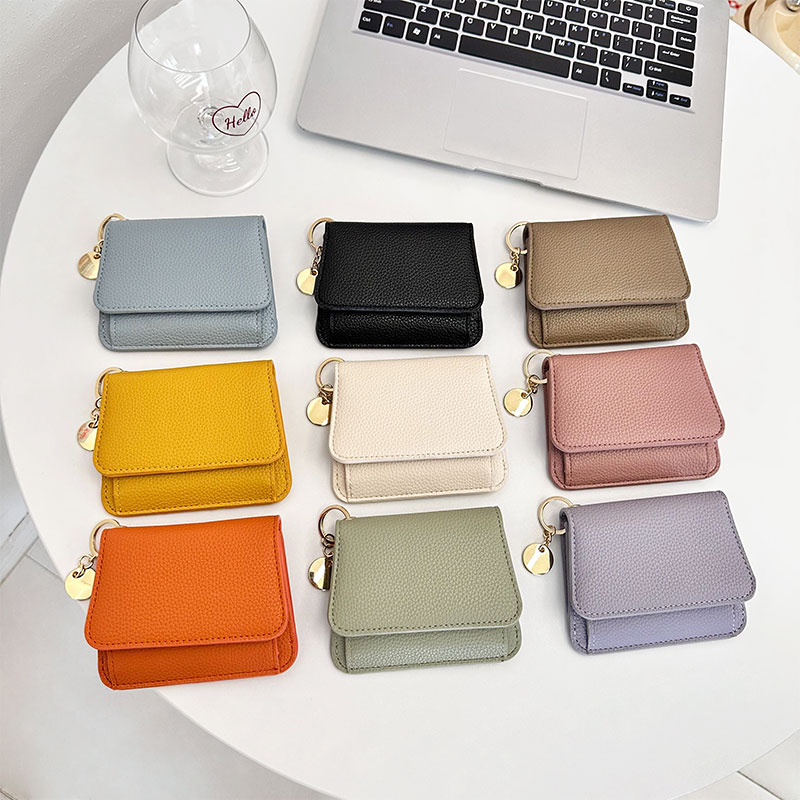 Fashion women's simple wallet High quality foldable multi-functional ...