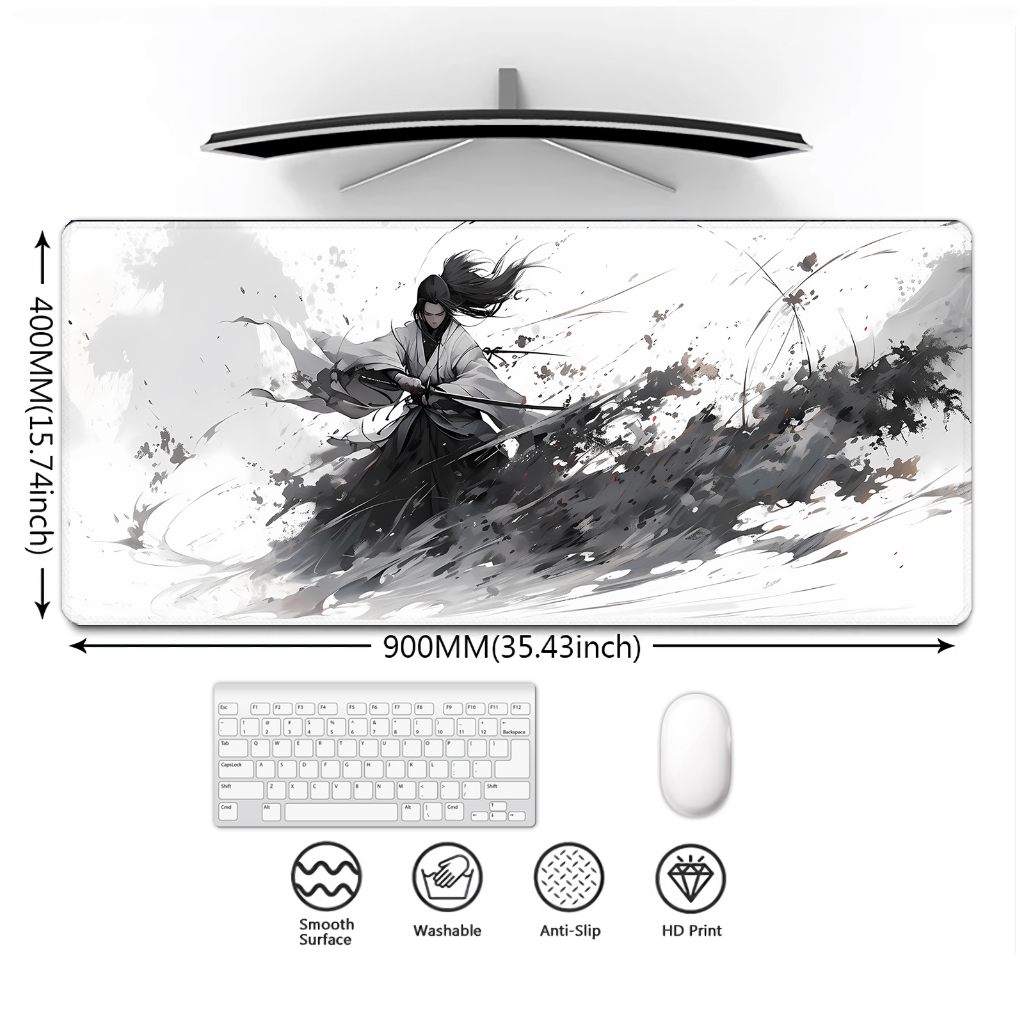 Mouse Pad Gaming Desk Mat Cool Anime Cartoon Character Waterproof Anti ...