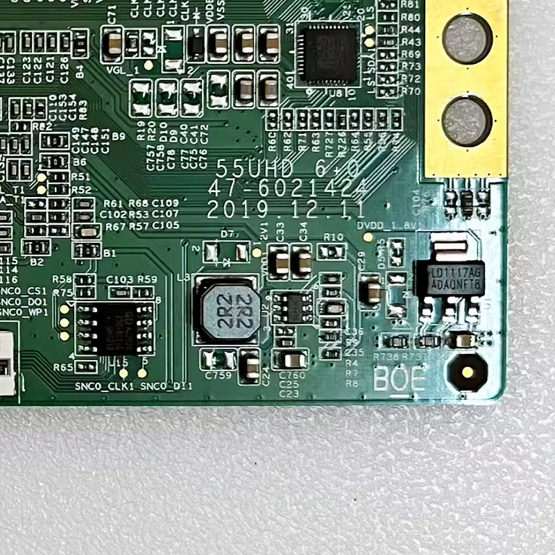 Original 55 inch BOE LCD TV logic board 55UHD 47-6021424 HV550QUBF70 T ...