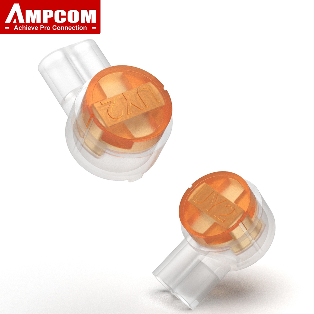UK-Made Waterproof Crimp Connector – K1 Style 2-Pin For Telephone, RJ45, Wire Cable – Easy Crimp Termination