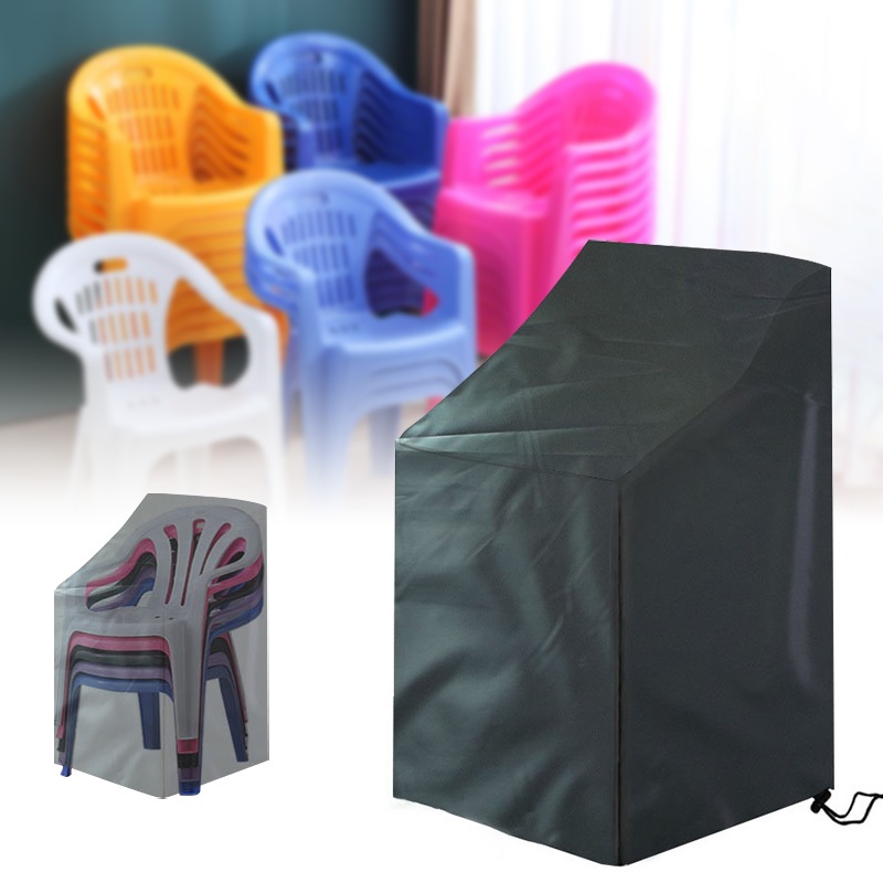 1pc Chair Dust Cover Dustproof Chair Stacked Patio Organizer Furniture ...