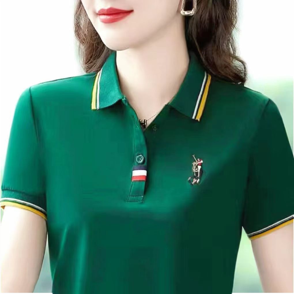 Women's Blouse Top Elegant Collar Short Sleeves T-Shirts Women tops woman  modest blouse clothes