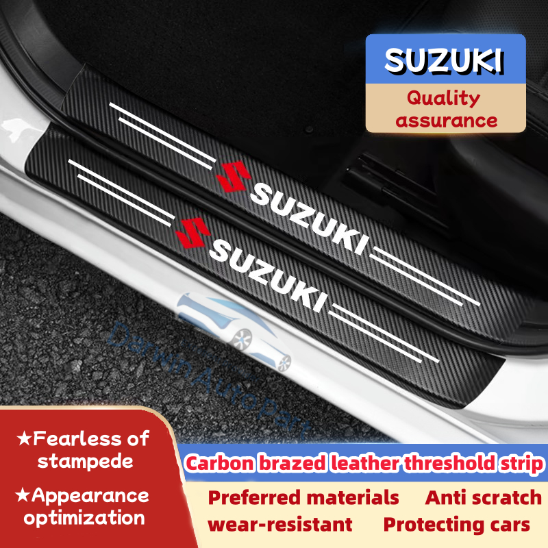 【Suzuki】Darwin Car Door Sill Stickers Trunk Threshold AntiScratch