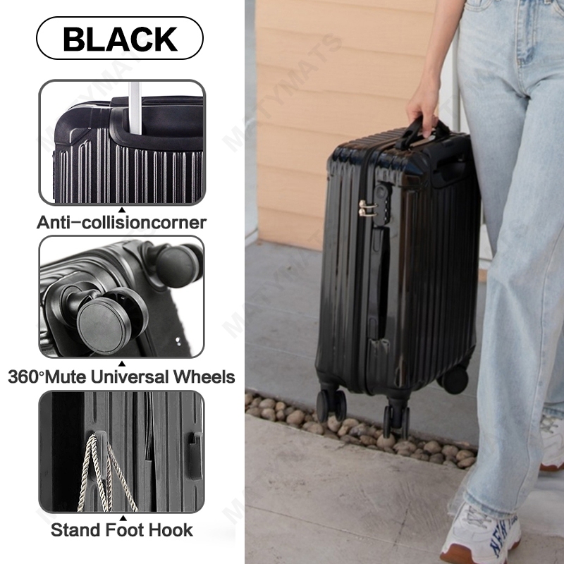 20 24 28 inch Luggage Travel Bag With USB Charging Cup Holder Hook Hand Carry Luggage Lightweight Waterproof Luggage
