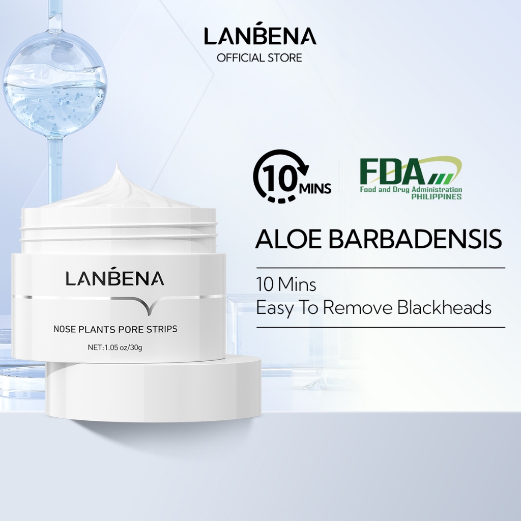 Lanbena Black Head Remover Nose Strip Facial Peeling Mask Blackhead ...
