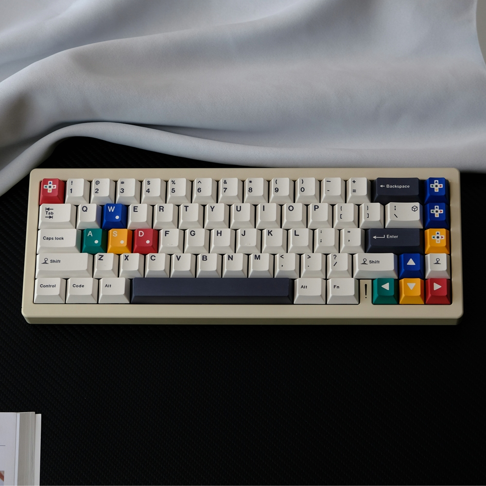 151Keys Retro Gameboy Keycaps GB Gray White Black Cherry Profile Keycap ...