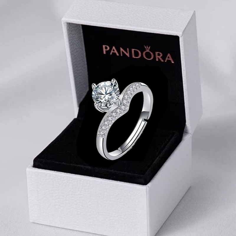 Box Pandora Wedding Band Pandora With Promise Box Adjustable