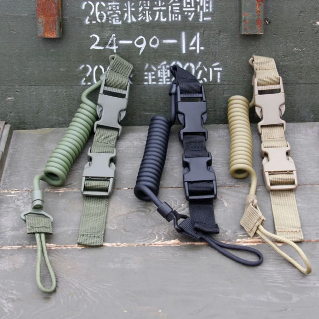 Multi-purpose Spring Lanyard Outdoor Wear-Resistant Elastic Key Chain ...