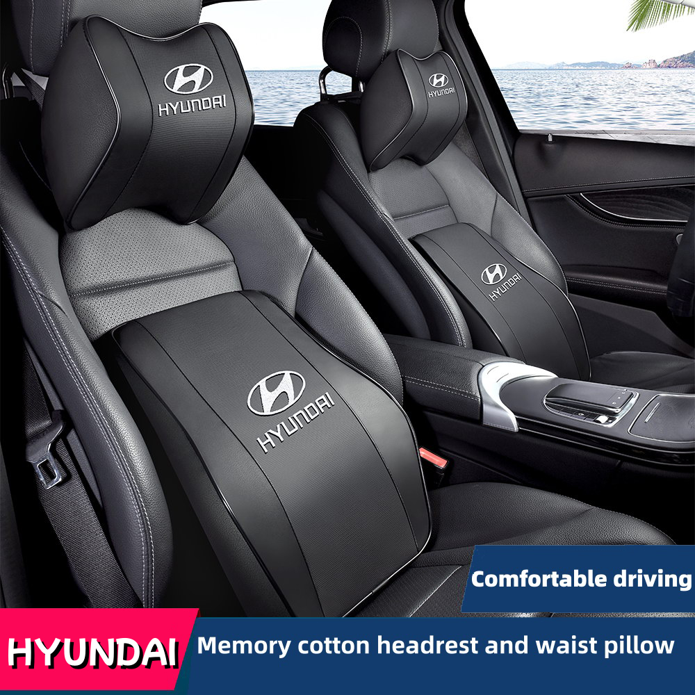 HYUNDAI Darwin Car Headrest Car Seat Pillow Car Neck Rest Head Support Cushion Memory Foam Car Lumbar Pillow staria creta santa fe loniq5 h 100 stargazer palisadeAccessories Shopee Philippines