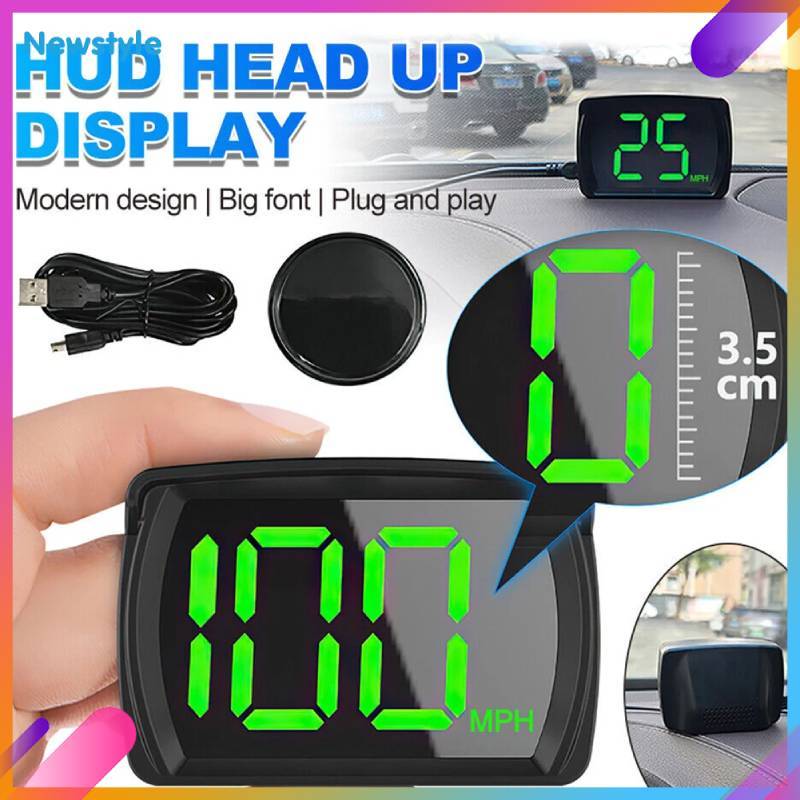 Auto Head-up Display - Digital Tachometer Mit GPS Für KM/H & MPH