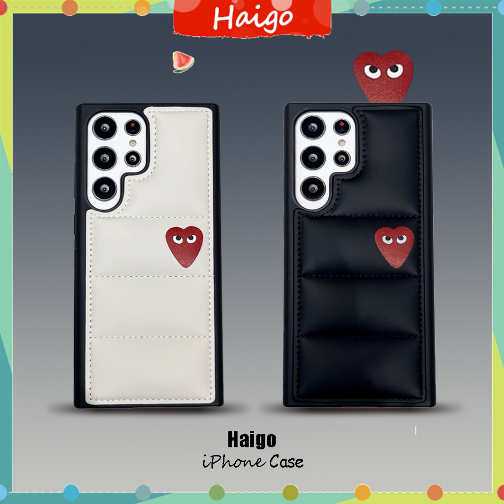 Hard Plastic Phone Case Down jacket Classic Comme des Garcons CDG PLAY ...