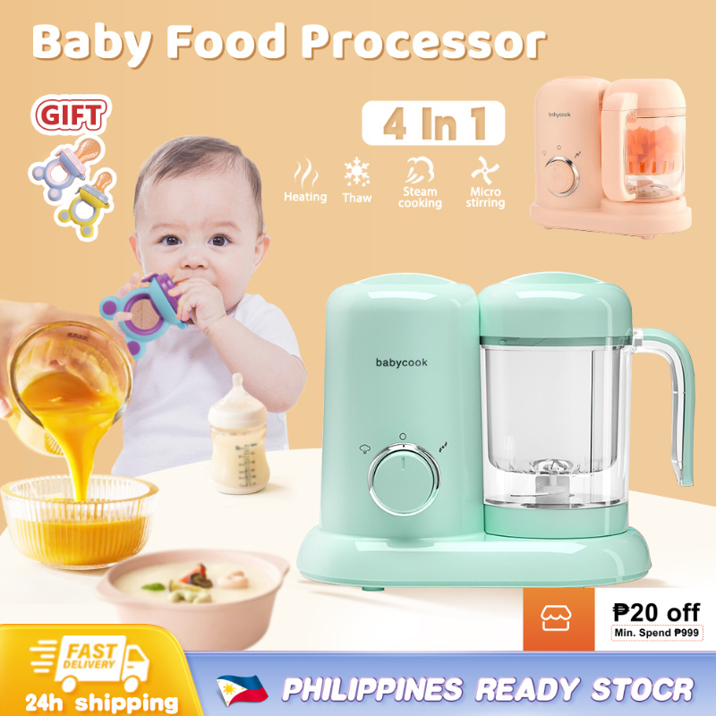 Baby Food Processor 4 in 1 Multifunctional Baby Cook Steam and Blender ...