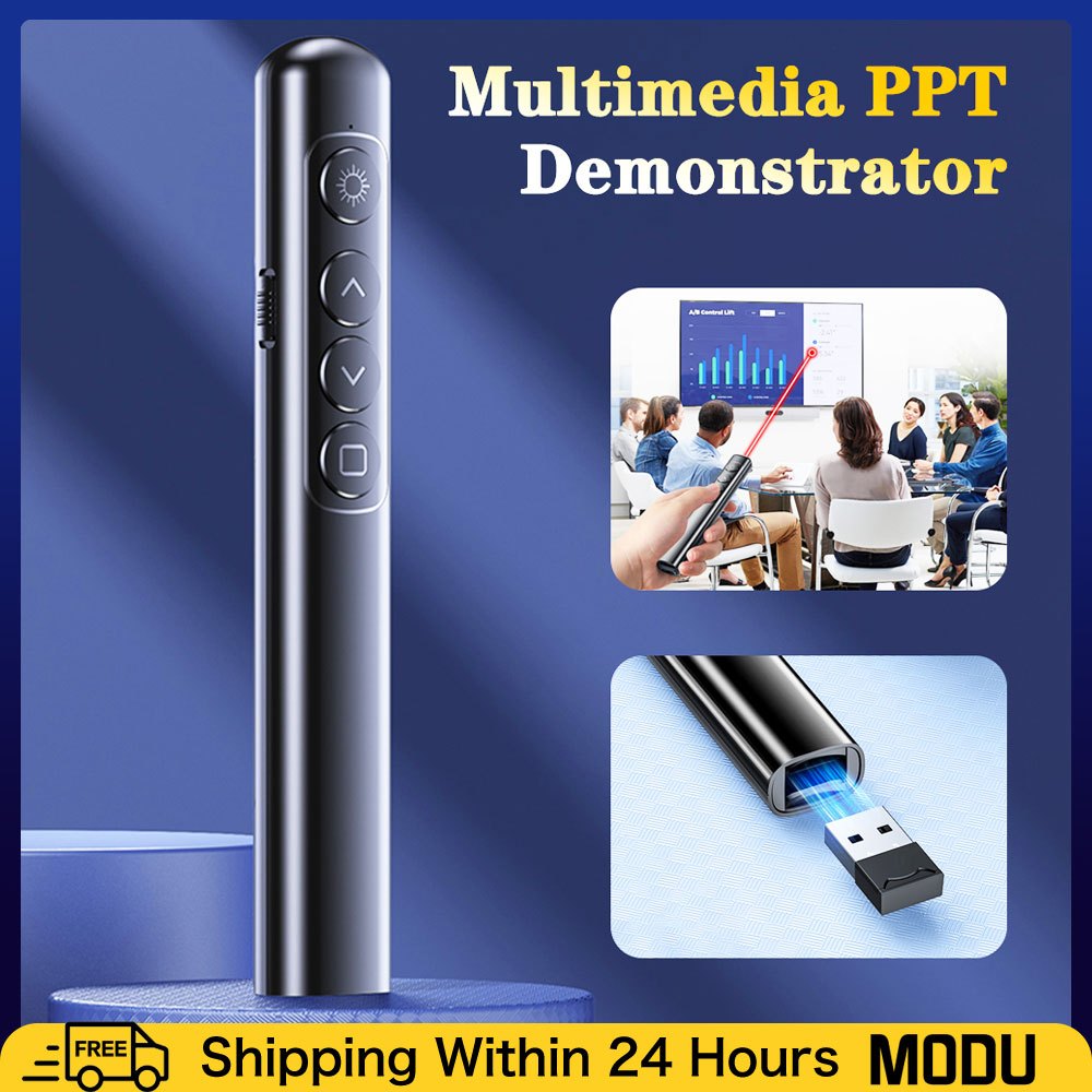 2.4GHz Wireless Flip Pen Wireless Presenter Remote Presentation ...