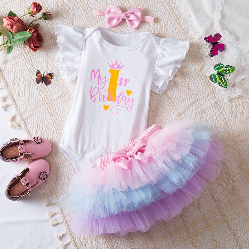 WFRV Baby Girl Unicorn 1st Birthday Party Tutu Dress Clothes Sets | Shopee  Philippines