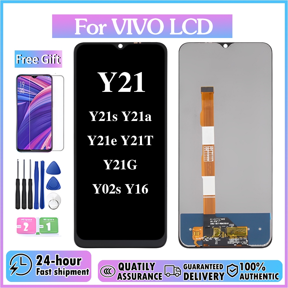 For vivo Y21 Y21s Y21a Y21e Y21T Y21G Y02s Y16 LCD Digital Touch Screen ...