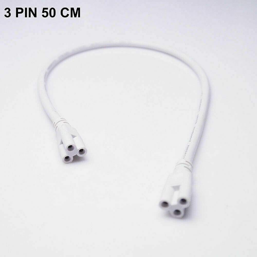 30-200cm T5 / T8 Cable Wire Connector For LED Integrated Tube Light ...