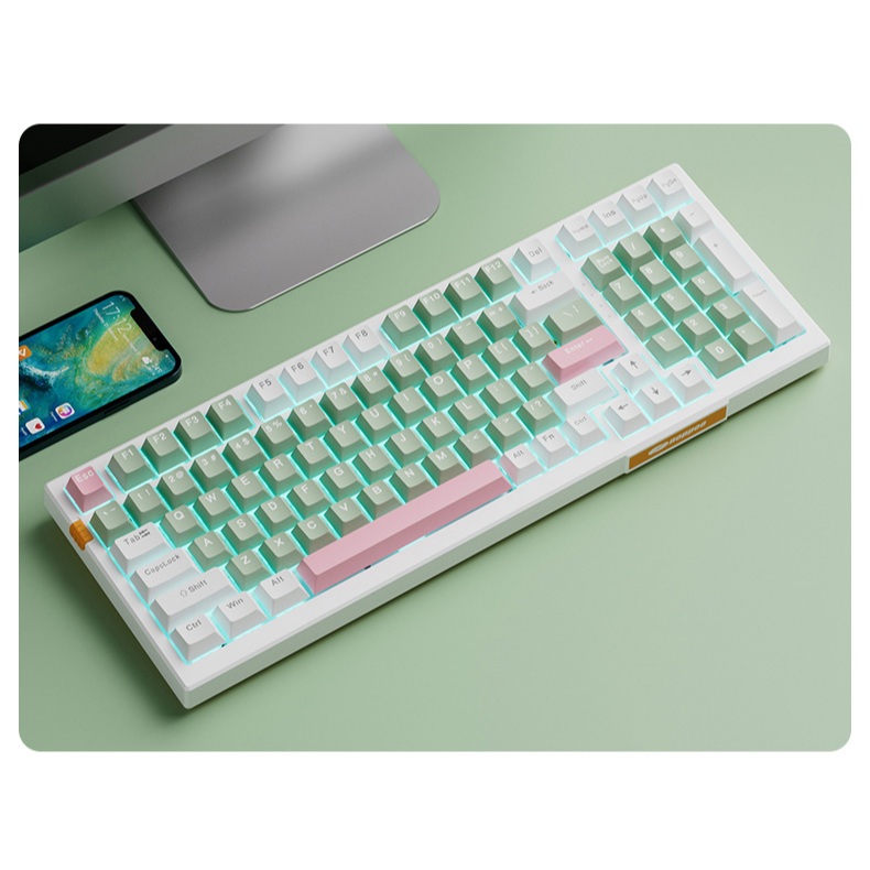 134 Keys Lotus Theme Keycaps PBT Double-shot OEM Profile Keycap ...