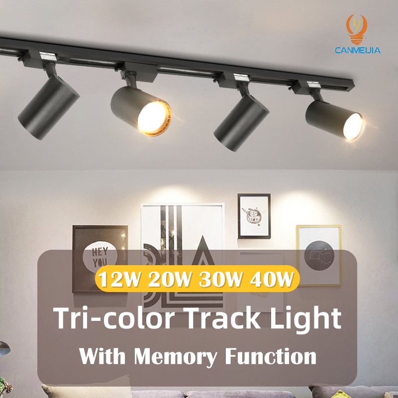 Tri-color Full Set Track Lights Led Spot Light Ceiling Light 12W 20W ...