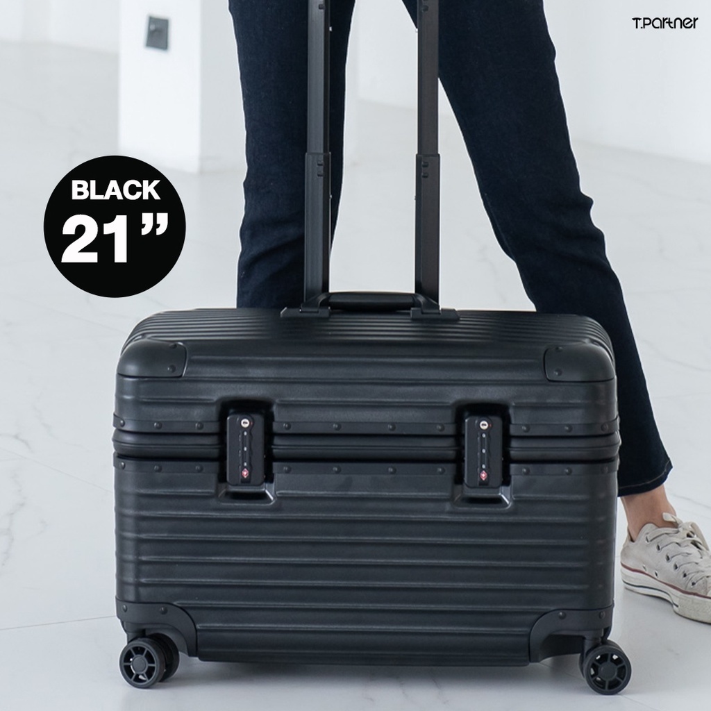 Pilot PILOT SERIES Aluminum Frame Wheeled Travel Bag Top Opening TSA Lock Suitcase 16 21 Shopee Philippines