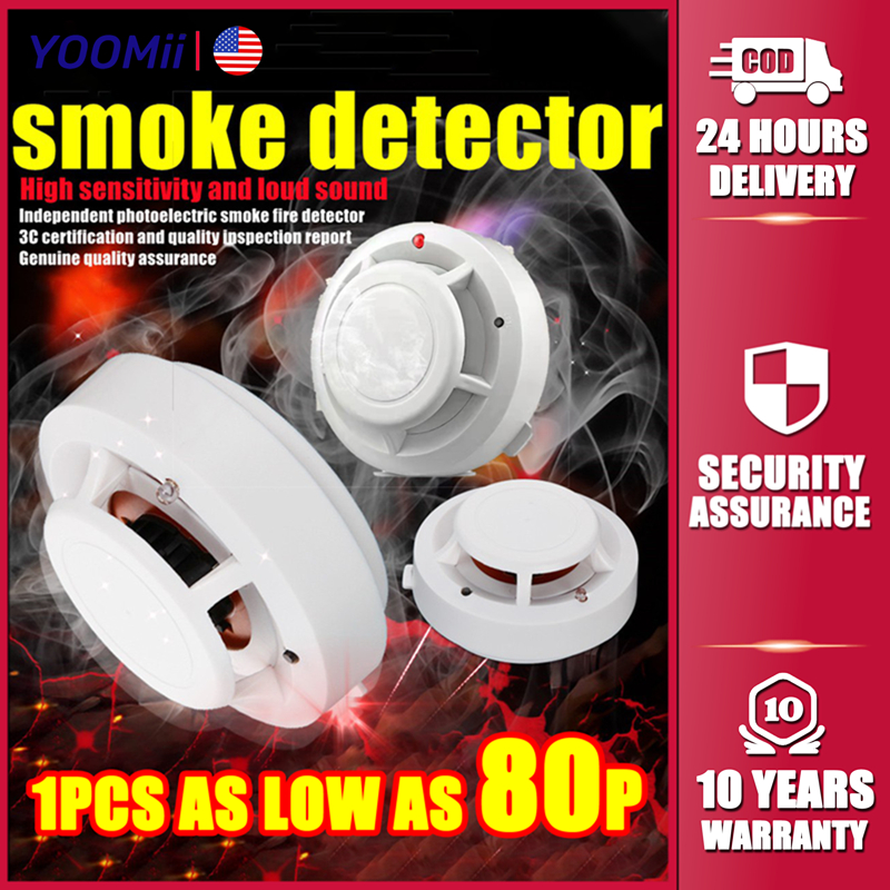 2024 New Smoke Detector Wireless Smoke Sensor Fire Detector Home Fire ...