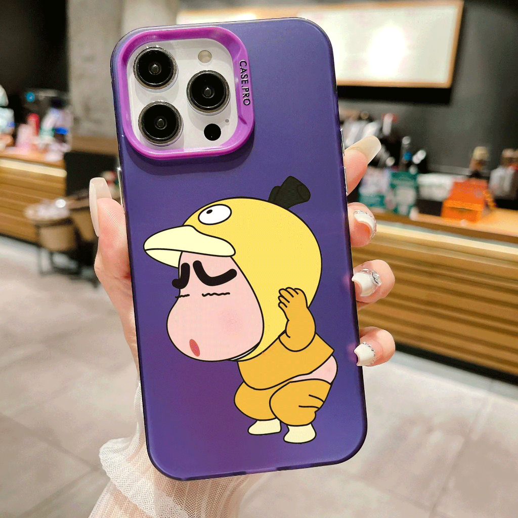 Casing For Xiaomi POCO F6 Pro F5 F4 GT X6 Pro Cartoon Crayon Shin-chan ...