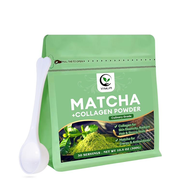VitaLift Nutrition Matcha Hydrolyzed Collagen Peptides Powder, Japanese