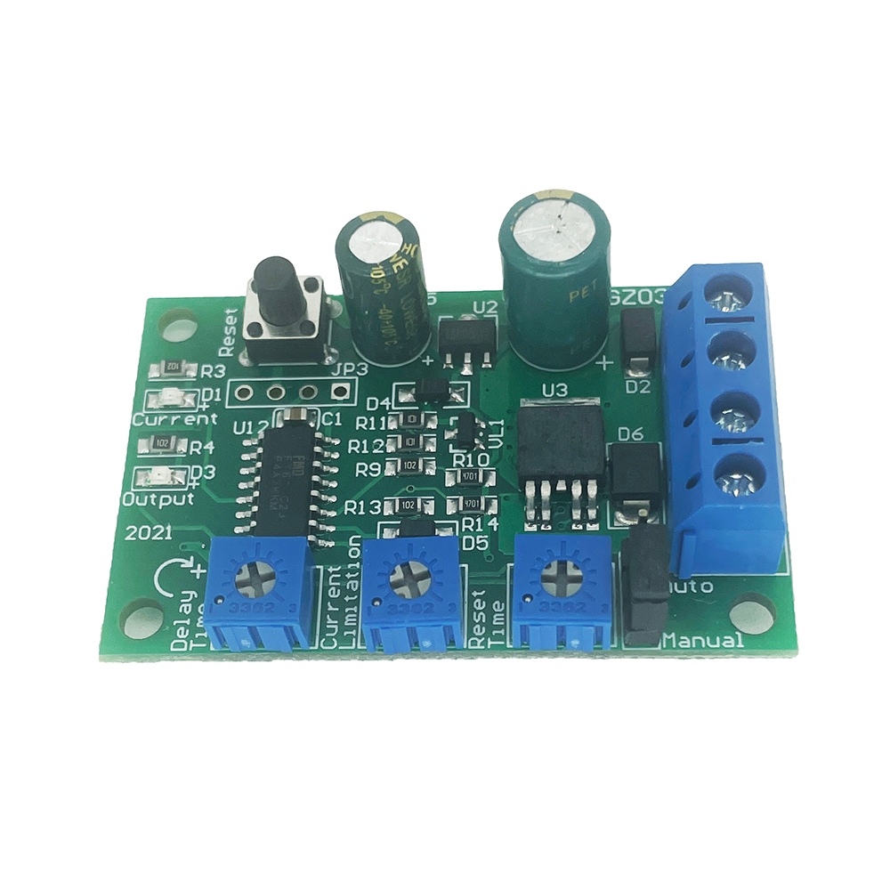 6V12V24V10A DC motor overcurrent protector blocked overload protector ...